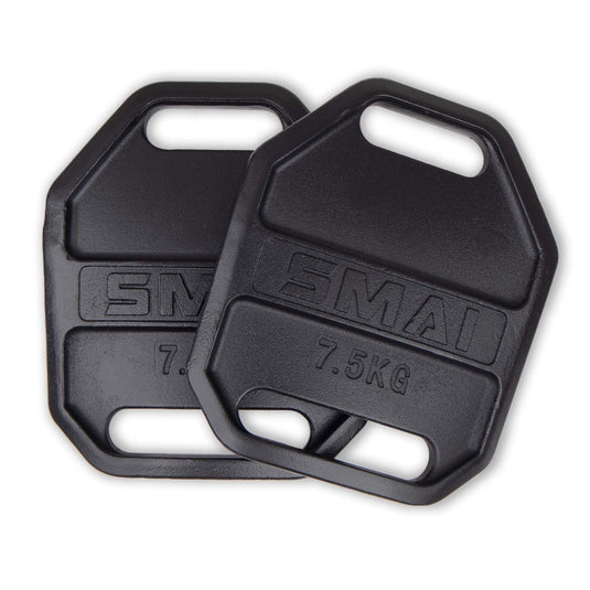 SMAI - Weight Vest Plate Pair - 16.5lb/7.5kg For Vest Black