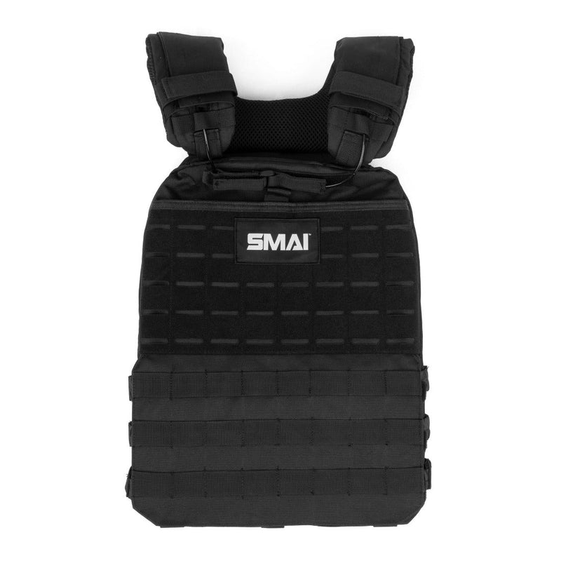 Load image into Gallery viewer, SMAI - Adjustable Weighted Vest with 5.5, 11, and 16.5 LB Plate Pairs