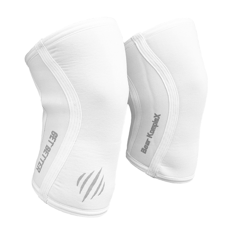 Load image into Gallery viewer, Bear KompleX - Bear KompleX Knee Sleeves- White
