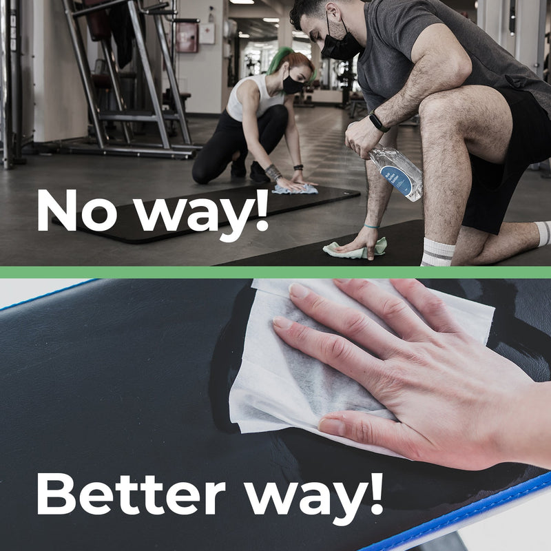 Load image into Gallery viewer, Wipex Co. - 700 Plant-Based Gym Wipes Bulk Refill Roll | Natural Fitness Equipment Wipes