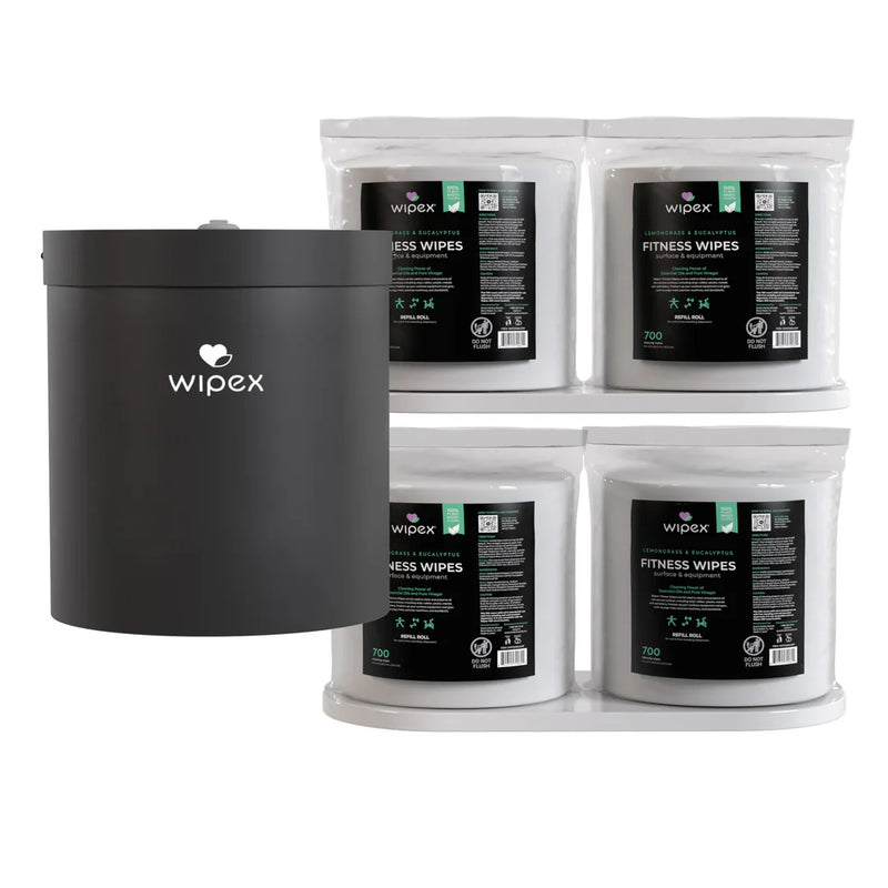Load image into Gallery viewer, Wipex Co. - Wipex Natural Fitness Equipment Wipes 700ct Bulk Gym Refill Roll