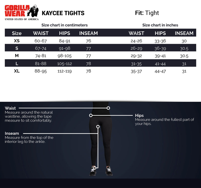 Load image into Gallery viewer, Gorilla Wear - Kaycee Tight - Black/Black