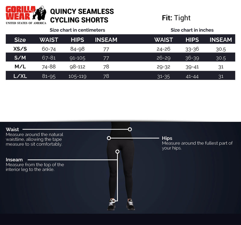 Load image into Gallery viewer, Gorilla Wear - Quincy Seamless Cycling Shorts - Black