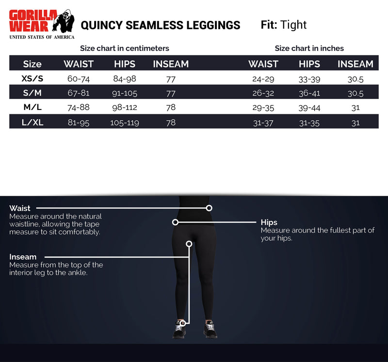 Load image into Gallery viewer, Gorilla Wear - Quincy seamless leggings - black