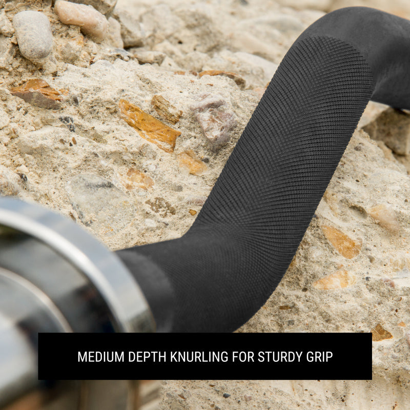 Load image into Gallery viewer, XMARK - Chisel Olympic EZ Curl Barbell, 47 inches