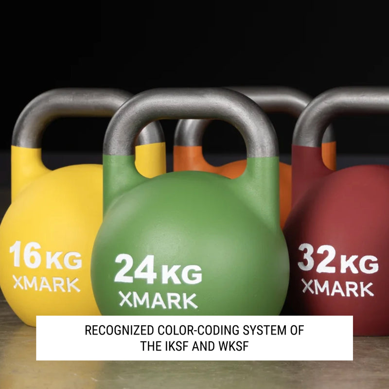 Load image into Gallery viewer, XMARK - Competition Kettlebells (KG) Singles, 8 kg to 32 kg _ LEAVE DRAFT