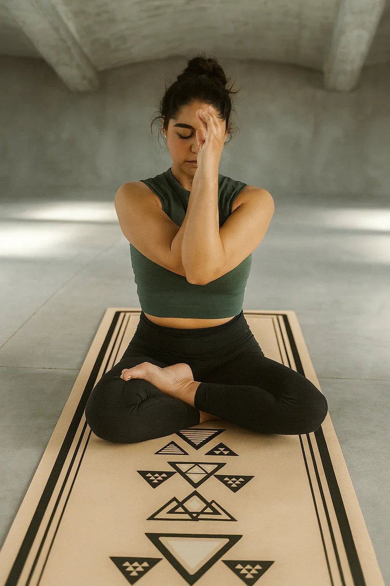 Load image into Gallery viewer, Yune Yoga - Yoga Mat | 6mm Thick | Striped | Non-Slip | Eco Friendly | Yune Yoga | Mariah