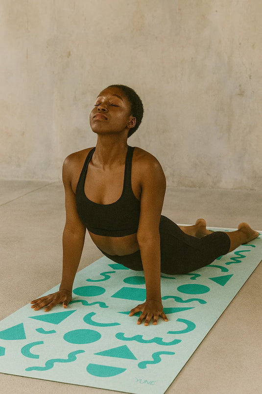 Yune Yoga - Yoga Mat | 6mm Thick | Green | Non-Slip | Eco Friendly | Yune Yoga | Oberon
