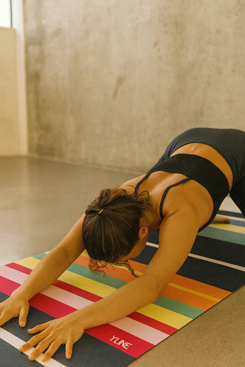 Load image into Gallery viewer, Yune Yoga - Yoga Mat | 6mm Thick | Striped | Non-Slip | Eco Friendly | Yune Yoga | Houston