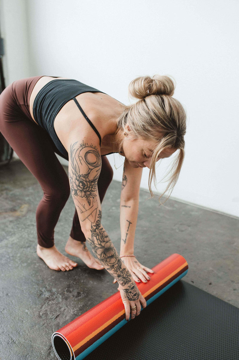 Load image into Gallery viewer, Yune Yoga - Elk Meadow Yoga Mat – 6 mm Extra Thick, Double-Sided Non-Slip, Eco-Friendly PER with Multi-Color Meadow Design | Yune Yoga