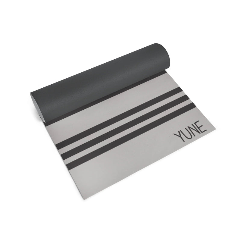 Load image into Gallery viewer, Yune Yoga - Lunar Balance — IR77 Gray Cushioned Yoga Mat