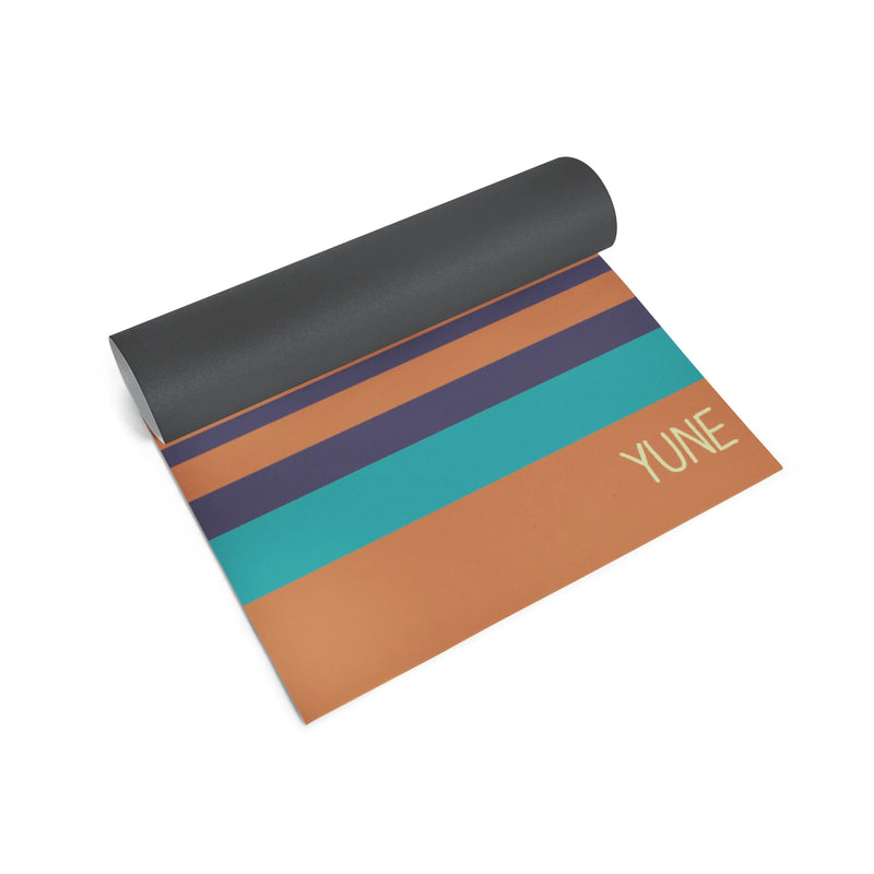 Load image into Gallery viewer, Yune Yoga - Stripe Hype — SB51 6mm Blue Non-Slip Yoga Mat