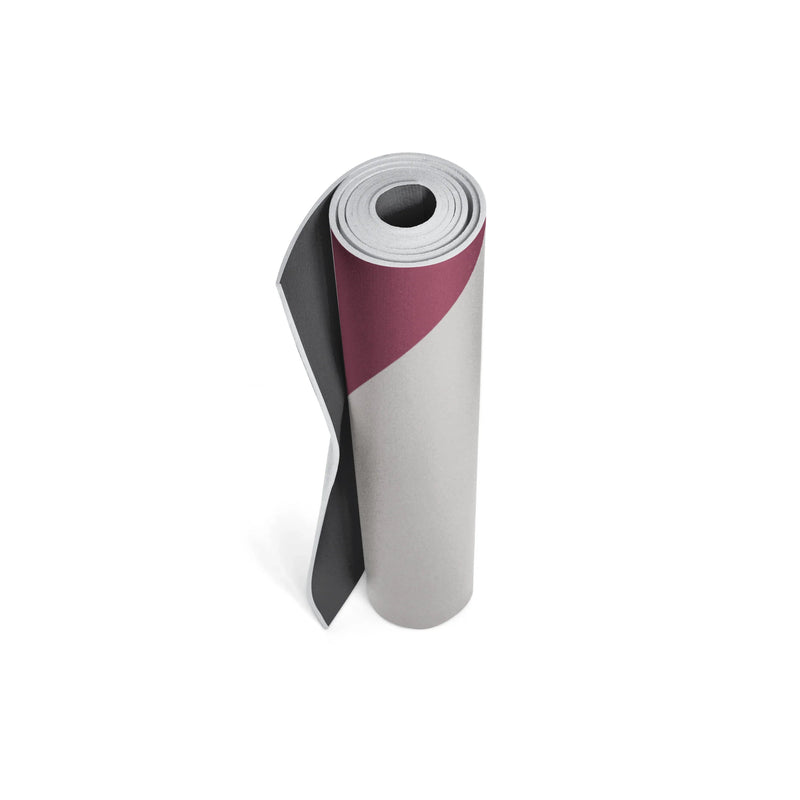 Load image into Gallery viewer, Yune Yoga - Lunar Balance — IR77 Gray Cushioned Yoga Mat