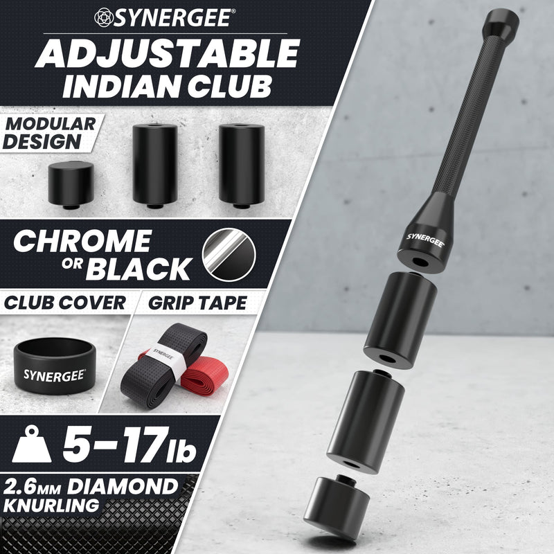 Load image into Gallery viewer, Synergee - Adjustable Indian Club & Mace Bell - Indian Club
