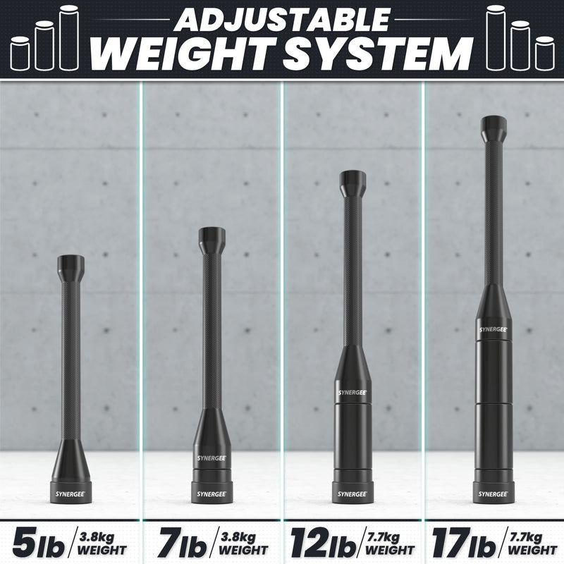 Load image into Gallery viewer, Synergee - Adjustable Indian Club & Mace Bell - Indian Club