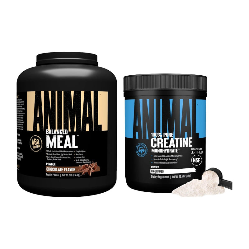 Load image into Gallery viewer, Animal Mass Stack: Animal Meal and Animal Creatine Monohydrate