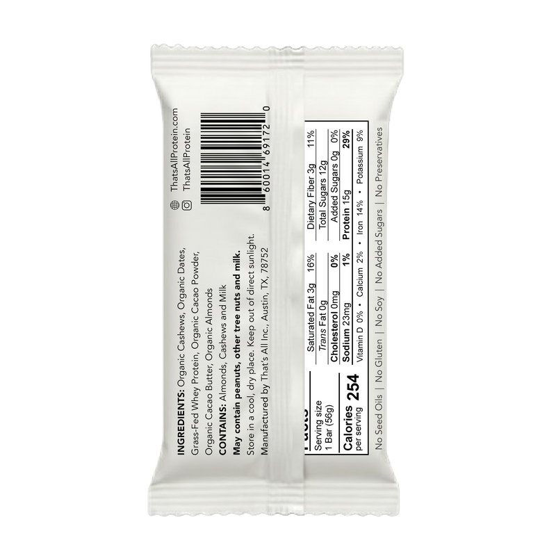 Load image into Gallery viewer, That's All - Chocolate Protein Bar