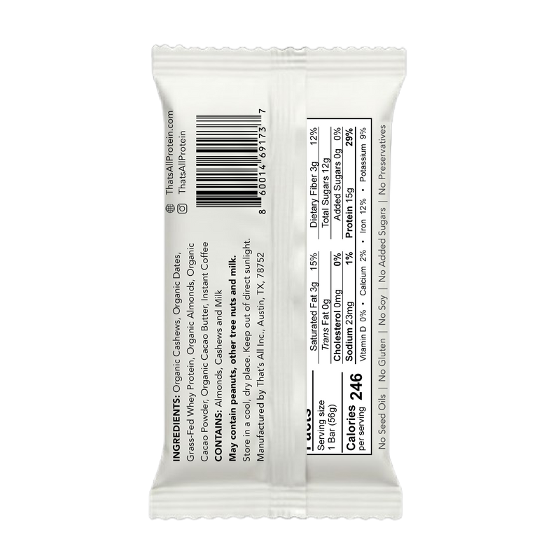 Load image into Gallery viewer, That's All - Coffee Protein Bar