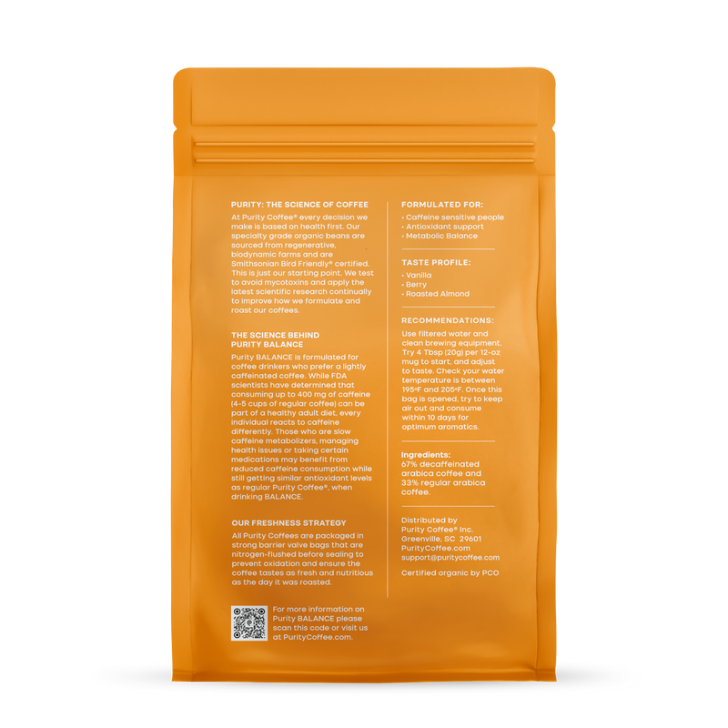 Load image into Gallery viewer, Purity Coffee - Balance: 2/3 Decaf Ground Coffee