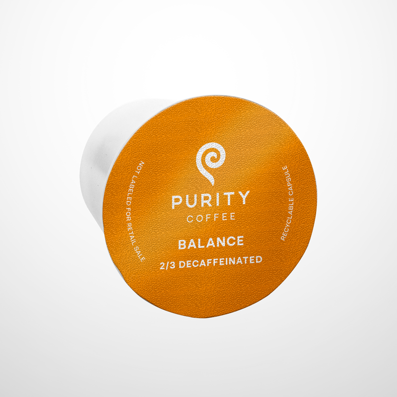 Load image into Gallery viewer, Purity Coffee - Balance: 2/3 Decaf Single-Serve Purity Pods - Coffee