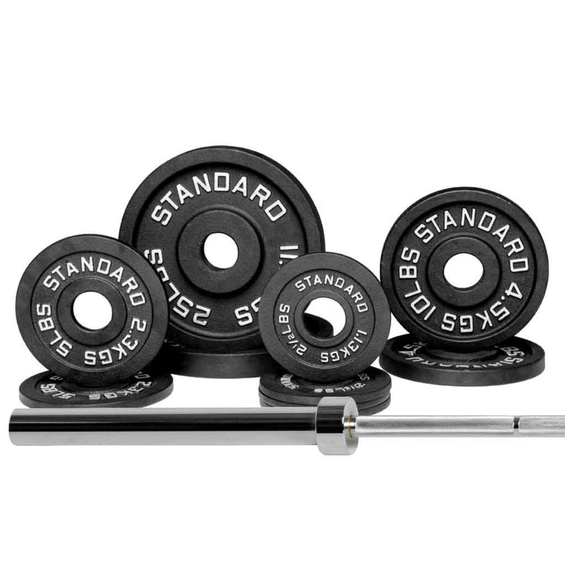 Load image into Gallery viewer, Barbell Standard - Barbell & Weight Set Bundle Builder