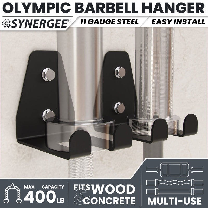 Load image into Gallery viewer, Synergee - Wall Mounted Barbell and Accessory Hanger