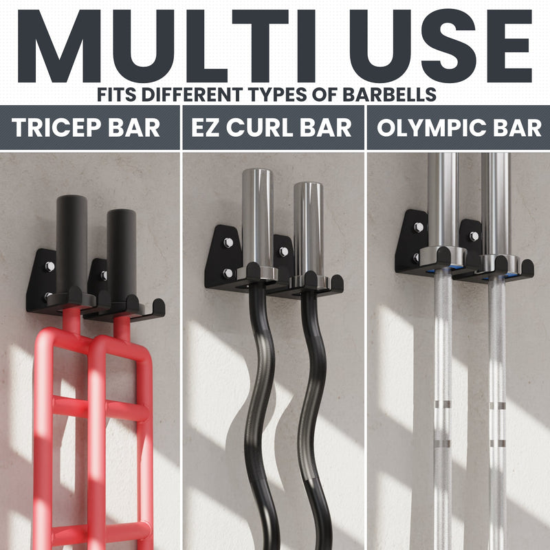 Load image into Gallery viewer, Synergee - Wall Mounted Barbell and Accessory Hanger