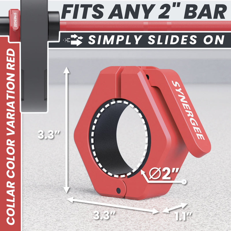 Load image into Gallery viewer, Synergee - Magnetic Barbell Collars (2" Olympic, Quick-Lock)