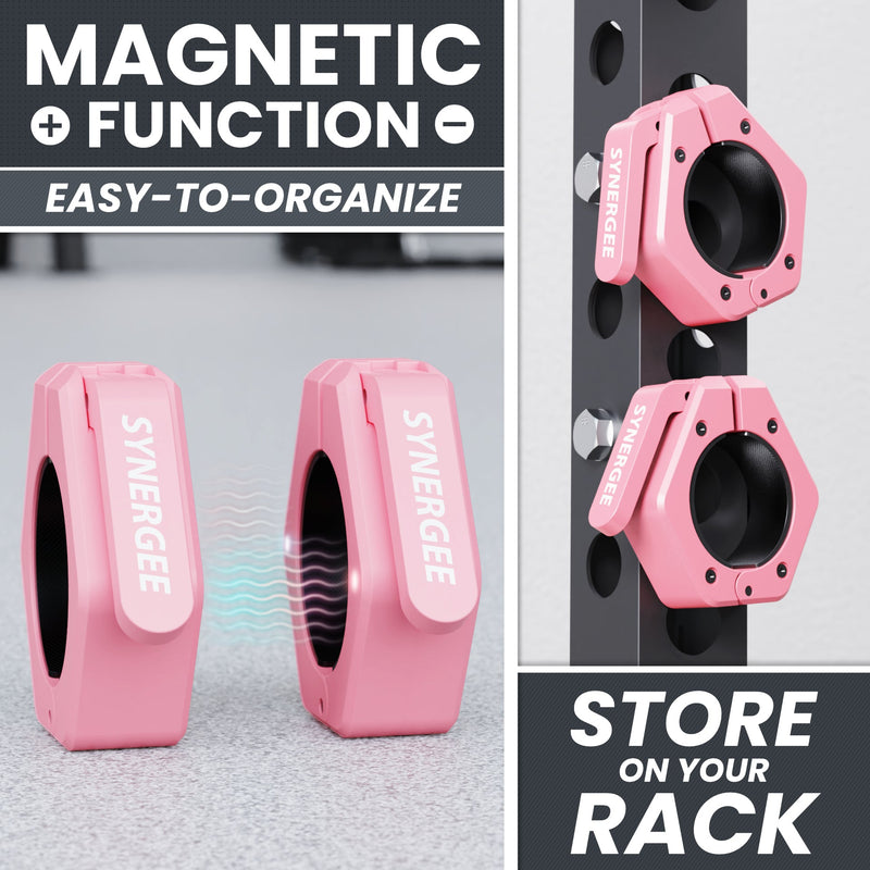 Load image into Gallery viewer, Synergee - Magnetic Barbell Collars (2" Olympic, Quick-Lock)