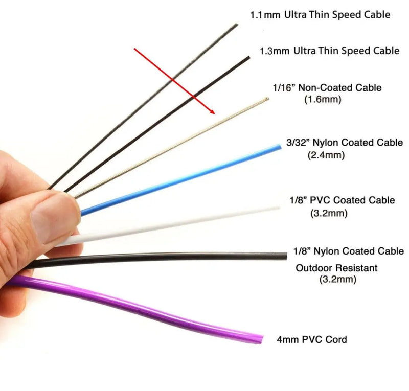 Load image into Gallery viewer, Elite Jumps - Bare Steel Speed Cable - 1.6mm
