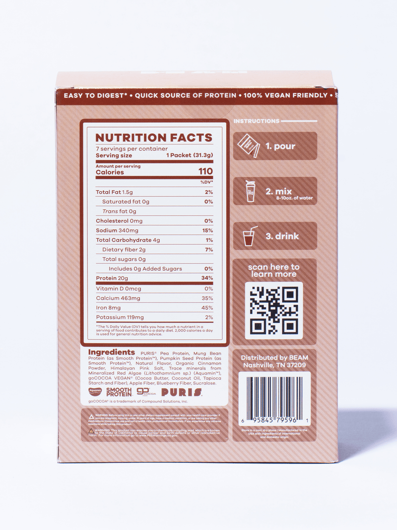 Load image into Gallery viewer, Beam - In Vegan Protein Travel Pack