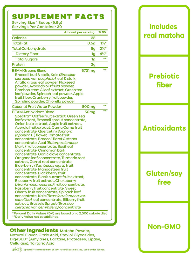Load image into Gallery viewer, Beam - Super Greens Citrus Matcha
