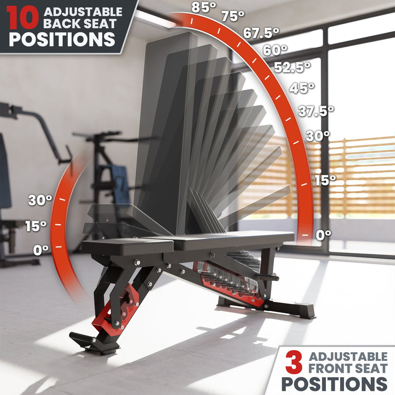 Load image into Gallery viewer, Synergee - Adjustable Wing Back Bench