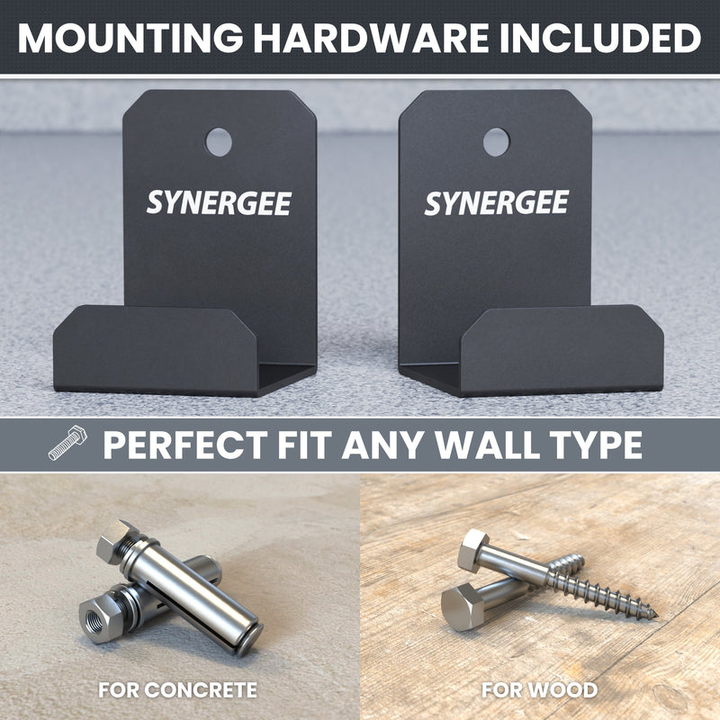 Load image into Gallery viewer, Synergee - Weight Bench or Rower Wall Storage Rack (Small)