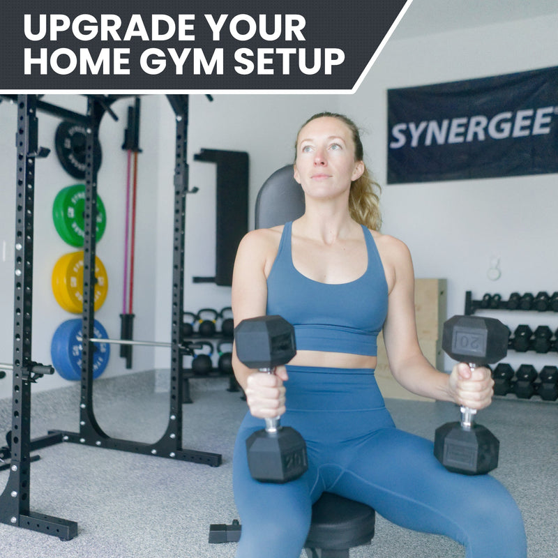 Load image into Gallery viewer, Synergee - Weight Bench or Rower Wall Storage Rack (Small)