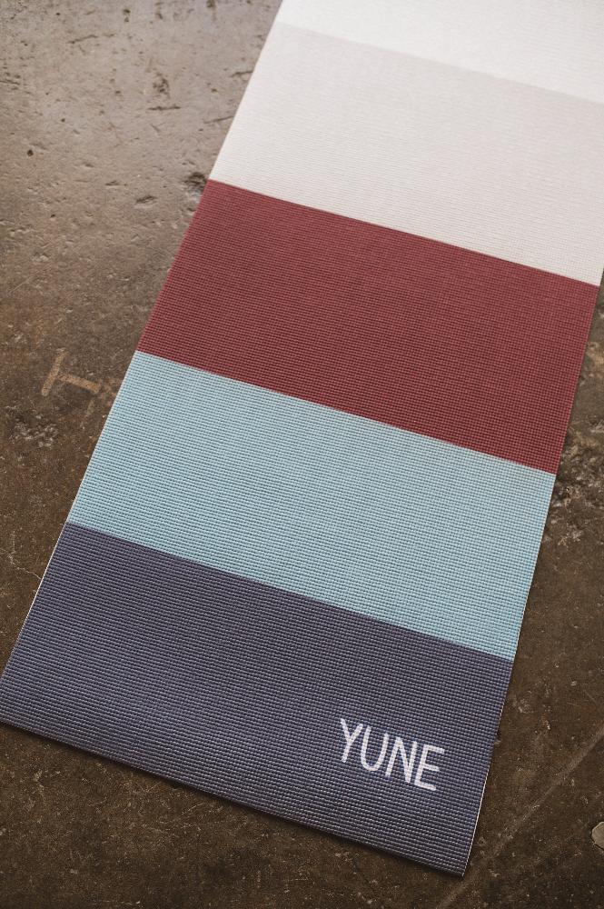 Load image into Gallery viewer, Yune Yoga - Yoga Mat | 6mm Lightweight | Striped| Non-Slip | Eco Friendly | Yune Yoga | Tofino.