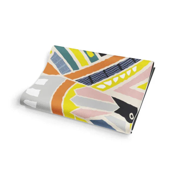 Load image into Gallery viewer, Yune Yoga - Leah Duncan Bird Yoga Mat – 6mm Eco-Friendly, Artistic Non-Slip Mat for All Yoga Styles
