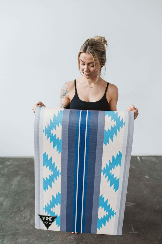 Yune Yoga - Yoga Mat | 6mm Thick | Blue | Non-Slip | Eco Friendly | Yune Yoga | Bear Creek Juniper