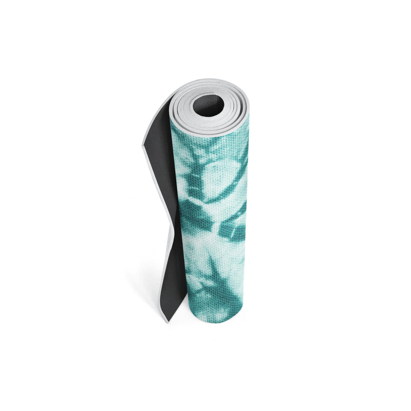 Load image into Gallery viewer, Yune Yoga - Yoga Mat | 6mm Thick | Green Tie Dye | Non-Slip | Eco Friendly | Yune Yoga | Sangfroid