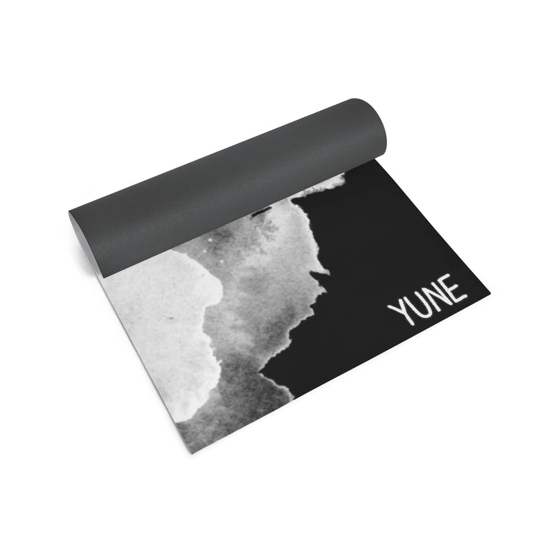 Load image into Gallery viewer, Yune Yoga - Black1 Yoga Mat – Non-Slip, Cushioned, Minimalist All-Black Design for Studio, Home & Outdoor Practice
