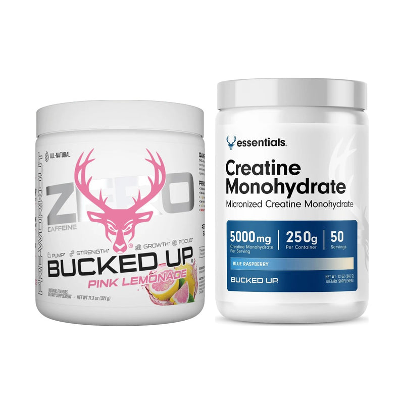 Load image into Gallery viewer, Bucked Up Stim-Free Training Stack: Non-Stimulant Pre-Workout and Creatine Monohydrate