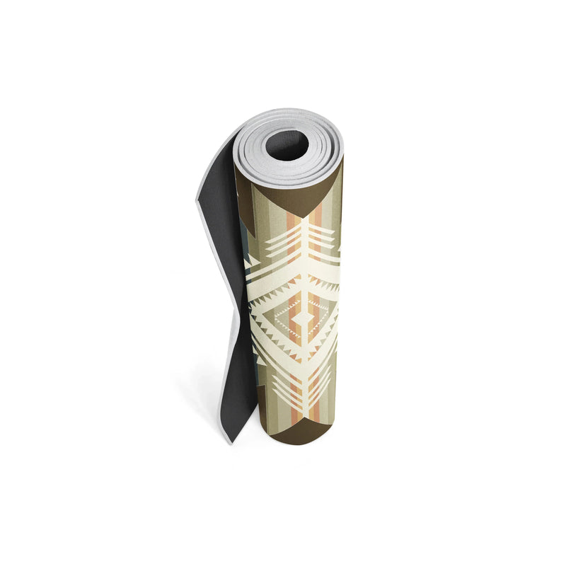 Load image into Gallery viewer, Yune Yoga - Buffalo Hills Soil Yoga Mat – 6 mm Extra Thick, Double-Sided Non-Slip, Eco-Friendly PER with UV-Printed Earthy Brown Design | Yune Yoga