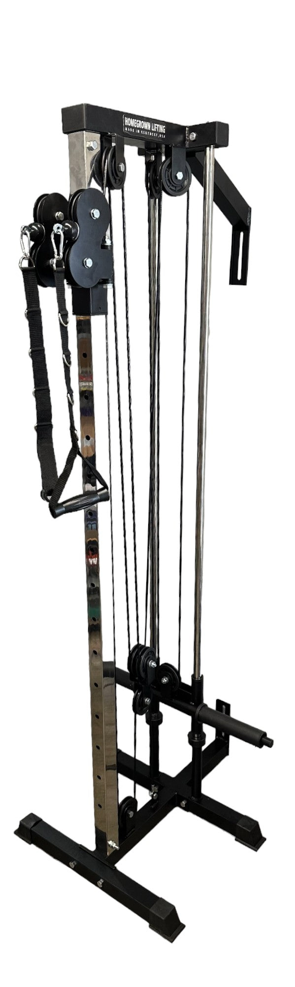 Load image into Gallery viewer, Homegrown Lifting - Wall Mounted Cable Pulley Tower