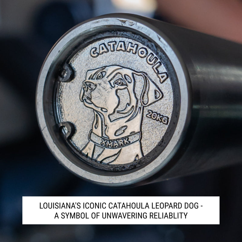 Load image into Gallery viewer, XMARK - Catahoula IWF Men’s Training Bar, 190,000 PSI, 28mm Grip, US Cerakote - Powerlifting Bar