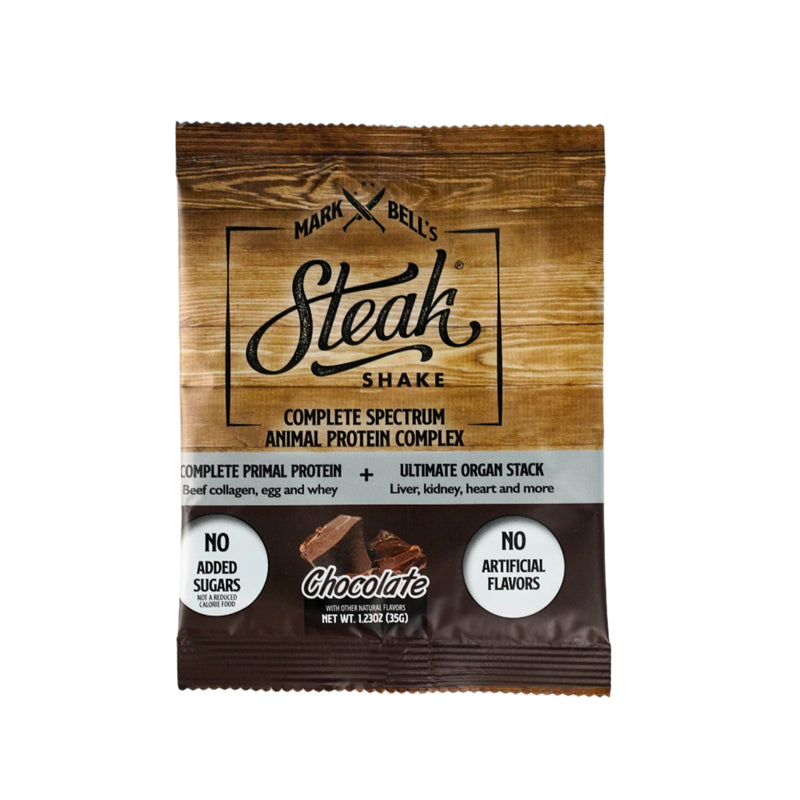 Load image into Gallery viewer, Within You - In Sample Pack - Mark Bell's Steak Shake- Complete Spectrum Animal Protein Powder Complex