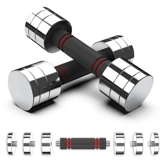 Synergee - Adjustable Chrome Dumbbells