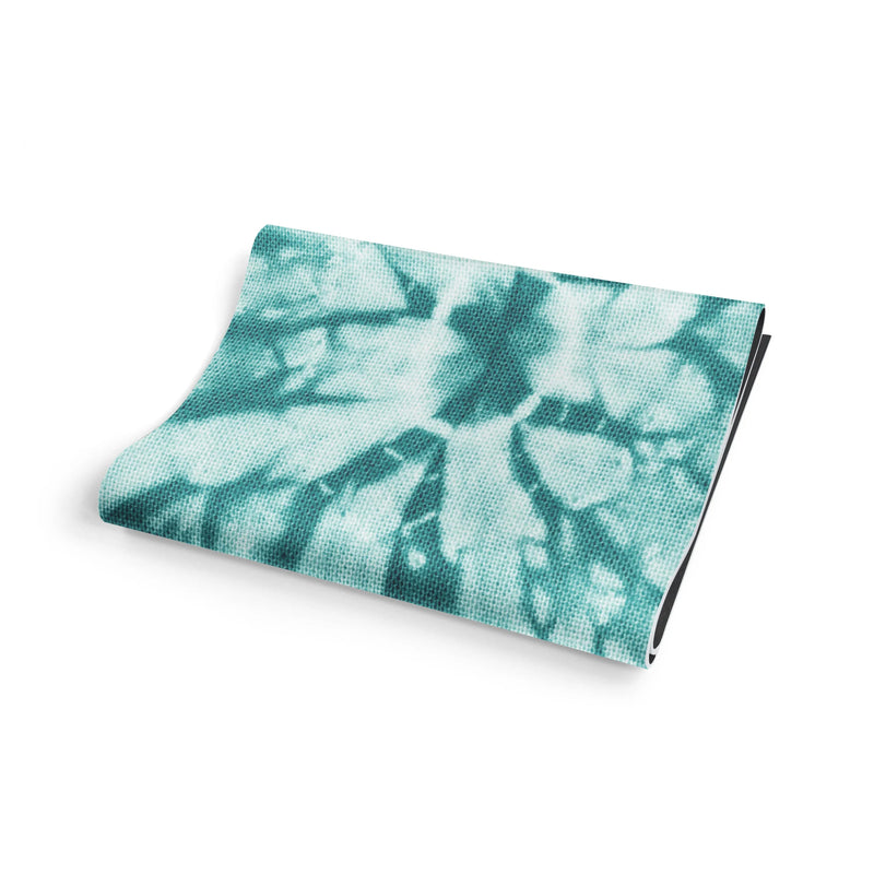 Load image into Gallery viewer, Yune Yoga - Yoga Mat | 6mm Thick | Green Tie Dye | Non-Slip | Eco Friendly | Yune Yoga | Sangfroid