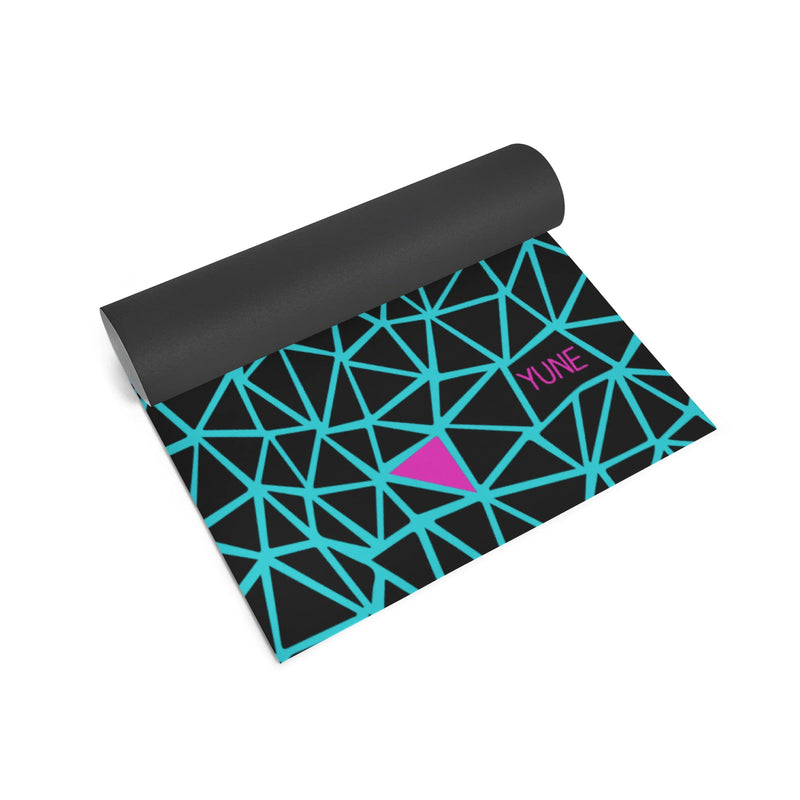 Load image into Gallery viewer, Yune Yoga - Yoga Mat | 6mm Thick | Black | Non-Slip | Eco Friendly | Yune Yoga | Nakata