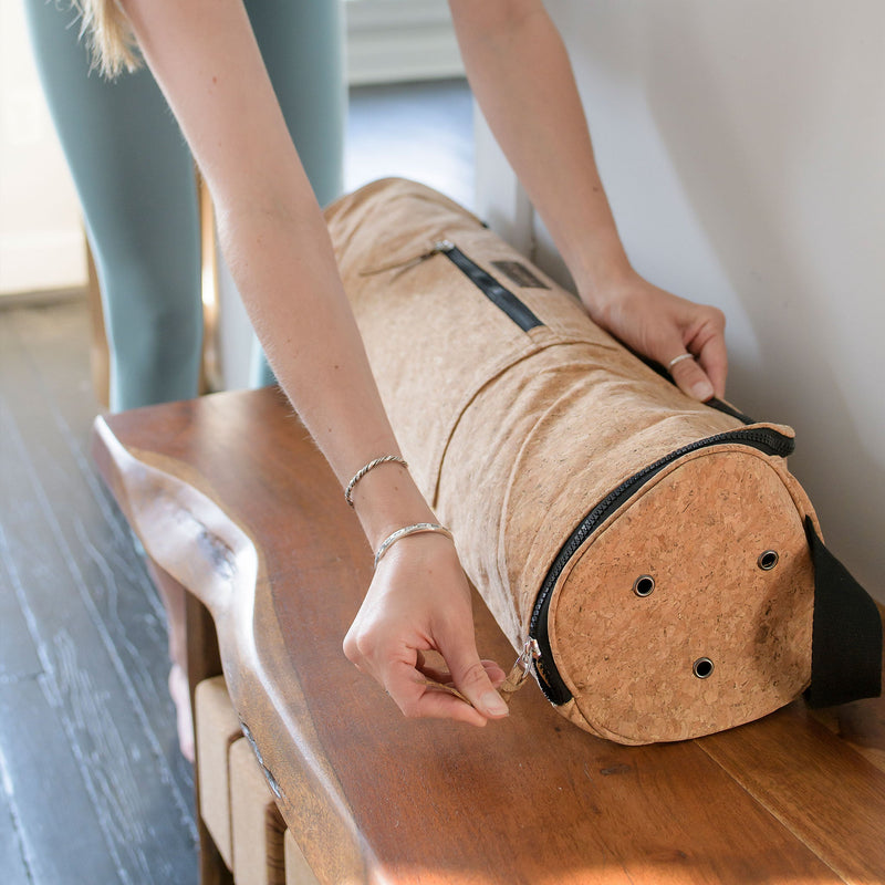Load image into Gallery viewer, Yoloha Yoga - Cork Yoga Mat Carrier