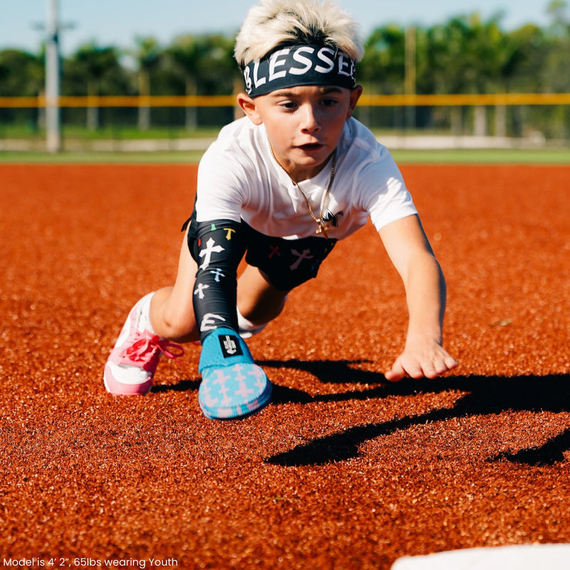 Load image into Gallery viewer, Elite Athletic Gear - Cotton Candy Cross Sliding Mitt